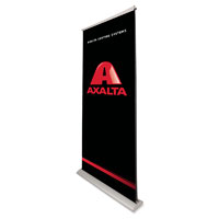 33.5" PRO RETRACTOR DOUBLE BANNER