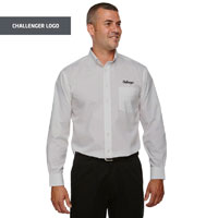 CHALLENGER MEN'S SOLID BROADCLOTH SHIRT - TALL