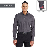 CROMAX MEN'S PERFORMANCE TONAL MINI CHECK SHIRT