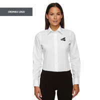 CROMAX LADIES SOLID BROADCLOTH SHIRT