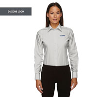 DUXONE LADIES SOLID BROADCLOTH SHIRT