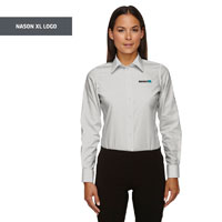 NASONXL LADIES SOLID BROADCLOTH SHIRT