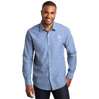 MEN'S SLUB CHAMBRAY SHIRT