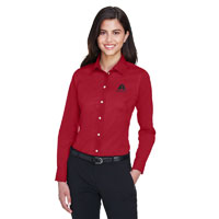 LADIES SOLID STRETCH TWILL SHIRT