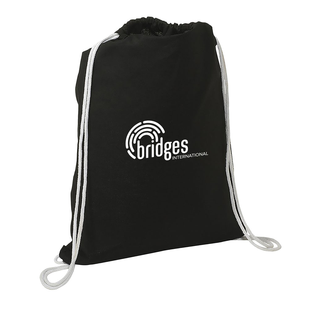5 OZ. COTTON DRAWSTRING CINCH-UP BACKPACK