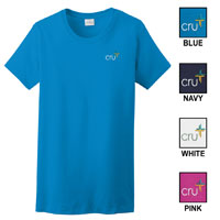 CRU ULTRA COTTON TEE, LADIES