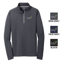 CRU SPORT-WICK TEXTURED QUARTER ZIP, MENS