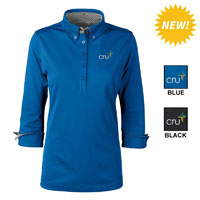 CRU ISLINGTON STRETCH POLO, LADIES