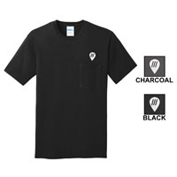PORT & COMPANY CORE COTTON POCKET TEE