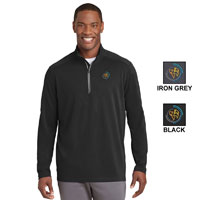 SPORT-TEK SPORT-WICK TEXTURED 1/4 ZIP