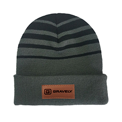 GRAVELY STRIPED CUFFED BEANIE