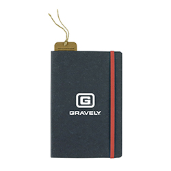 RECYCLED BONDED LEATHER HARDCOVER NOTEBOOK