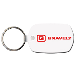 SOFT VINYL OVAL KEYTAG - GRAVELY