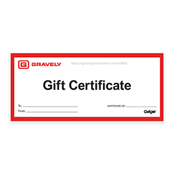 GRAVELY GIFT CERTIFICATE