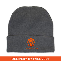 Grey Cuffed Beanie
