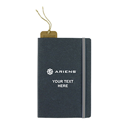RECYCLED BONDED LEATHER HARDCOVER NOTEBOOK