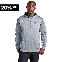 SPORT-TEK FLEECE COLORBLOCK HOODED SWEATSHIRT