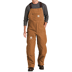 CARHARTT FIRM DUCK INSULATED BIB OVERALLS