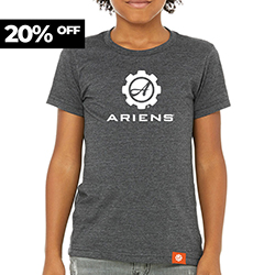 ARIENS YOUTH T-SHIRT WITH HEM TAG