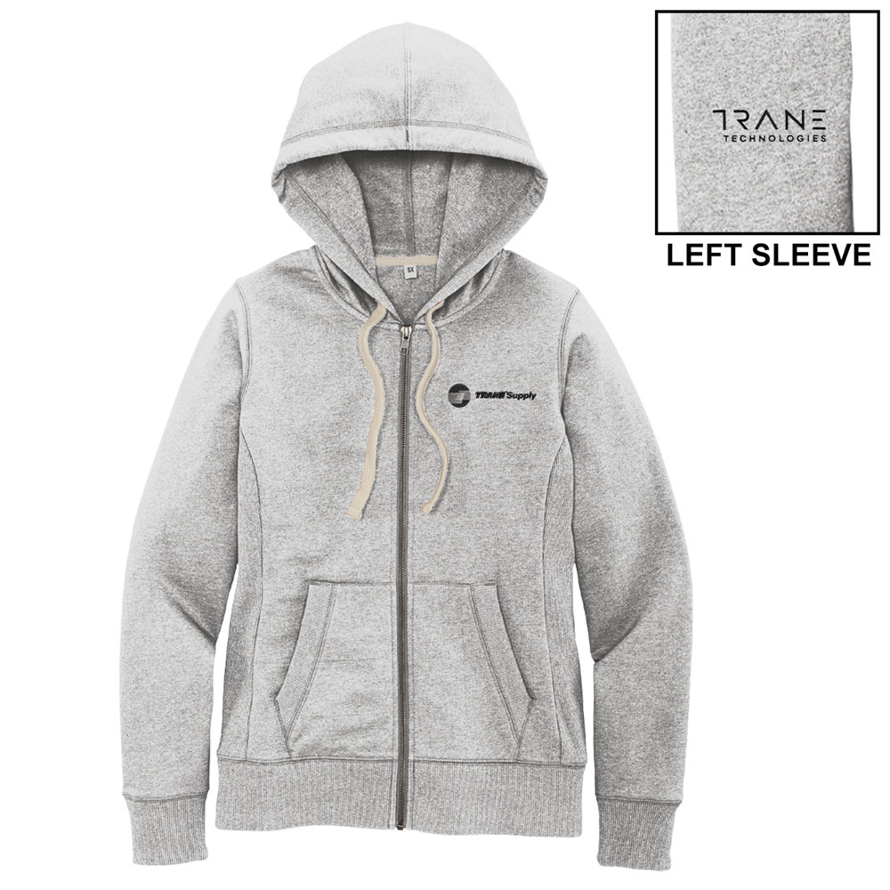 TS LADIES RECYCLED FULL ZIP HOODIE