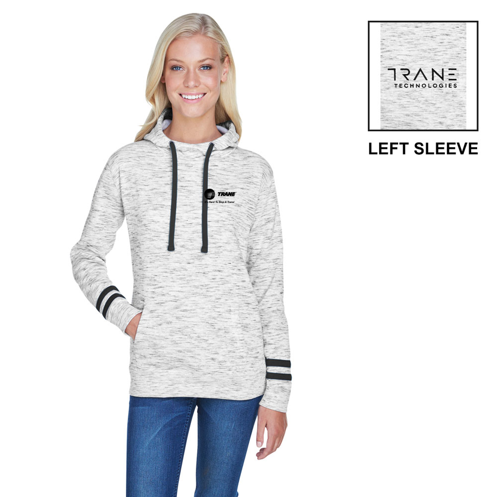 TR LADIES MELANGE SCUBA NECK SWEATSHIRT