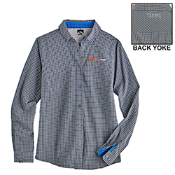 TS LADIES DRESS SHIRT - MICROPLAID