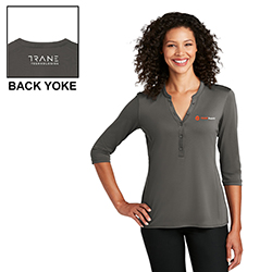 TS LADIES UV PIQUE HENLEY