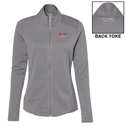 TR LADIES ADIDAS TEXTURED FULL ZIP JACKET