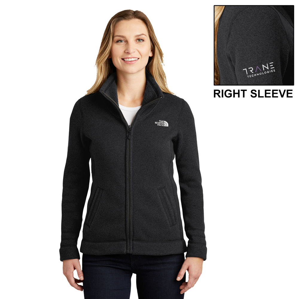 LADIES NORTH FACE SWEATER FLEECE JACKET