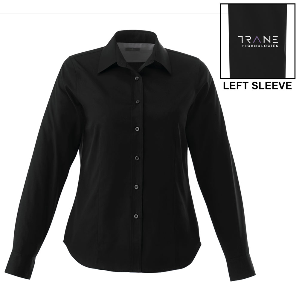 LADIES LONG SLEEVE DRESS SHIRT-IN STOCK