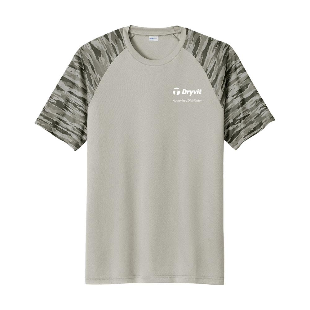 DRYVIT AD - CAMO COLORBLOCK S/S TEE