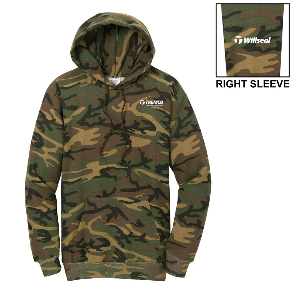 WILLSEAL - P&C CORE FLEECE CAMO HOODIE