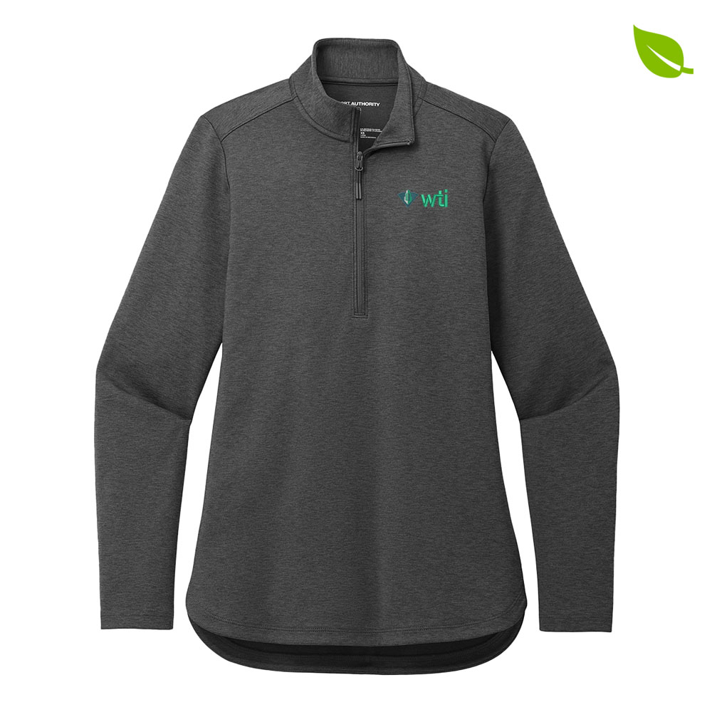WTI - PA C-FREE DOUBLE KNIT 1/4 ZIP, WOMEN'S