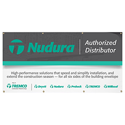NUDURA AD - 3' X 6' VINYL BANNER