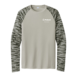 PREBUCK PC - CAMO COLORBLOCK L/S TEE