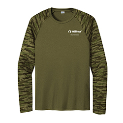 WILLSEAL PC - CAMO COLORBLOCK L/S TEE